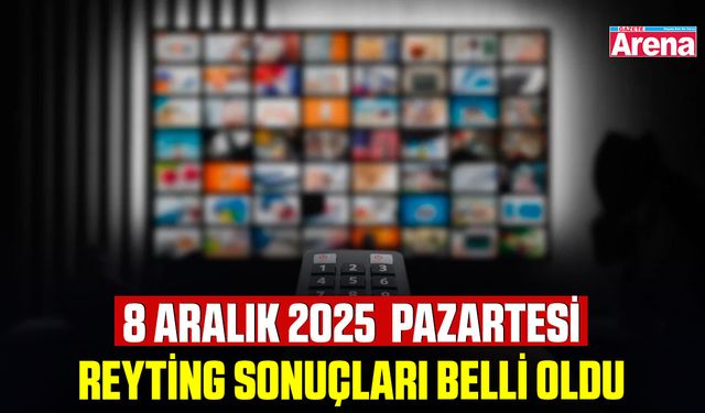 8 Aralık 2025 pazartesi reyting sonuçları belli oldu