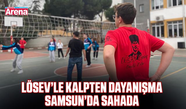 Samsun'da kalpten dayanışma sahada