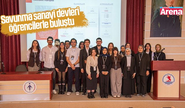 Savunma sanayi devleri öğrencilerle buluştu