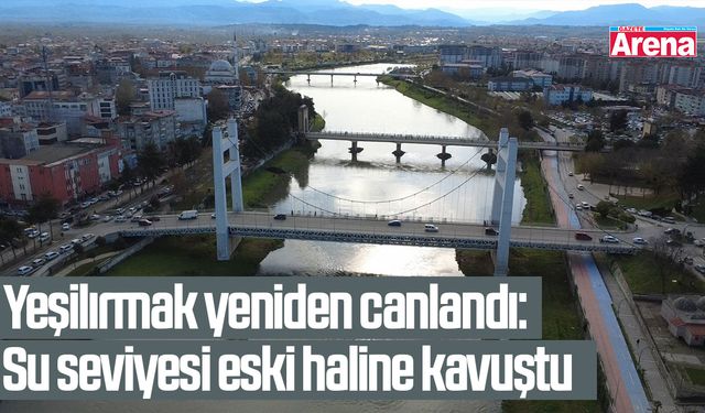 Yeşilırmak yeniden canlandı