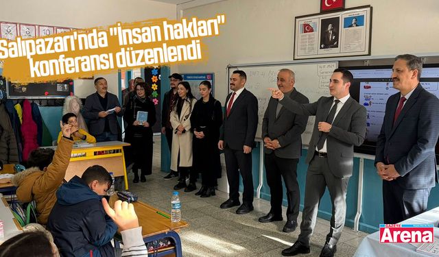 Salıpazarı'nda "İnsan hakları" konferansı düzenlendi