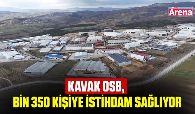 Kavak OSB, bin 350 kişiye istihdam sağlıyor