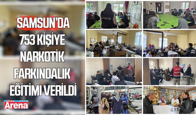 Samsun’da 753 kişiye eğitim verildi