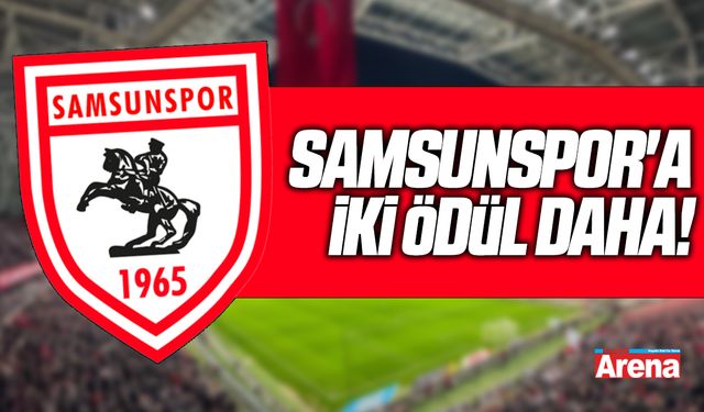 Samsunspor'a iki ödül daha!