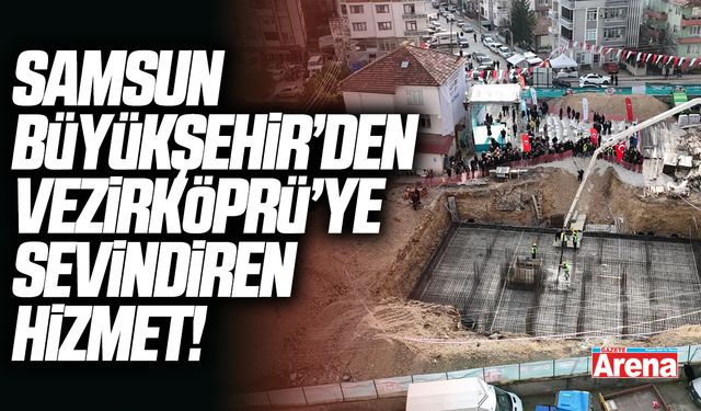 Vezirköprü'de Tarım ve Orman Müdürlüğü binasının temeli atıldı
