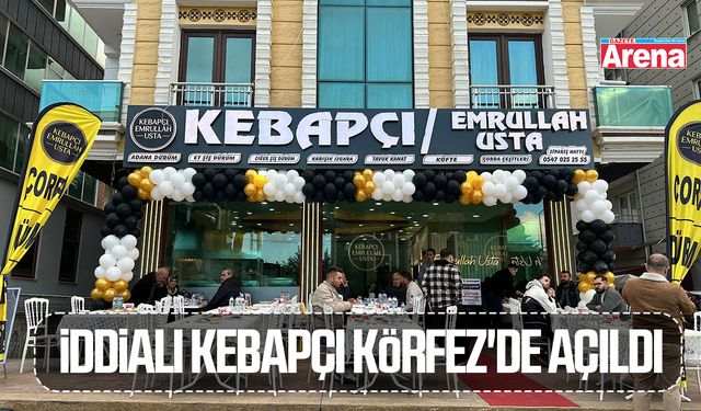 İddialı kebapçı Körfez'de açıldı