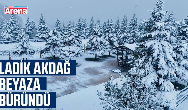 Ladik Akdağ beyaza büründü