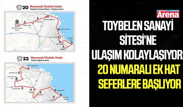 Samsun'da Toybelen Sanayi Sitesi’ne ulaşım kolaylaşıyor!
