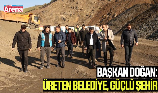 Başkan Doğan'dan üretim tesislerine ziyaret