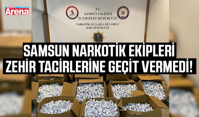 Samsun'da dev operasyon!