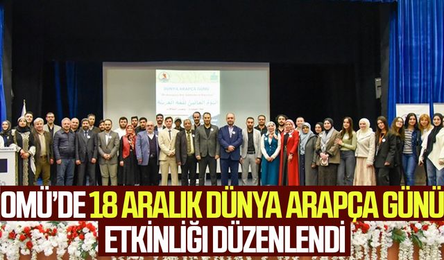 OMÜ’de 18 Aralık Dünya Arapça Günü etkinliği düzenlendi