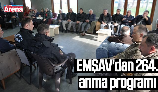 EMŞAV'dan 264. anma programı