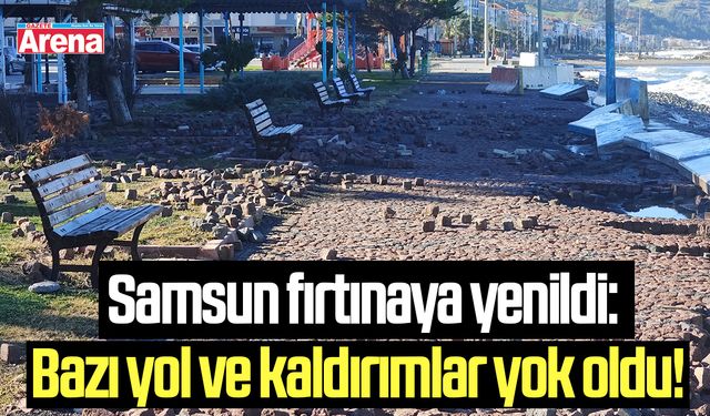 Samsun fırtınaya yenildi!