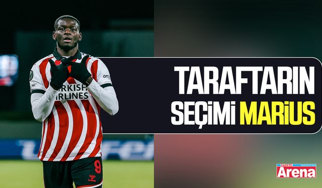 Samsunspor taraftarının seçimi Marius