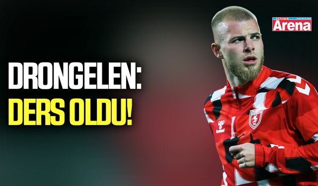 Drongelen: Bize ders oldu!