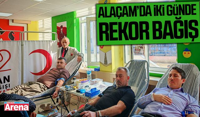 Alaçam’da iki günde rekor bağış