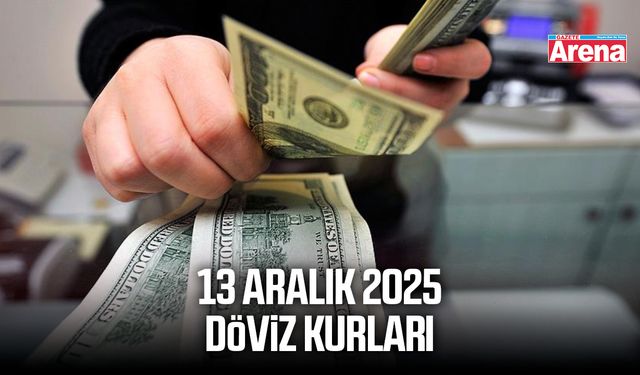 13 Aralık 2025 Cumartesi döviz kurları