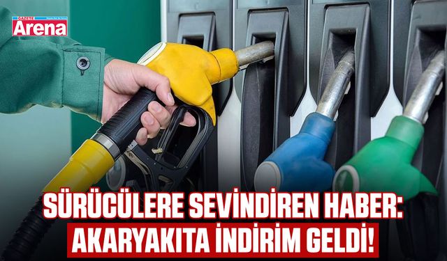 Sürücülere sevindiren haber: Akaryakıta indirim geldi!