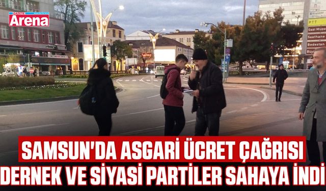 Samsun'da asgari ücret çağrısı