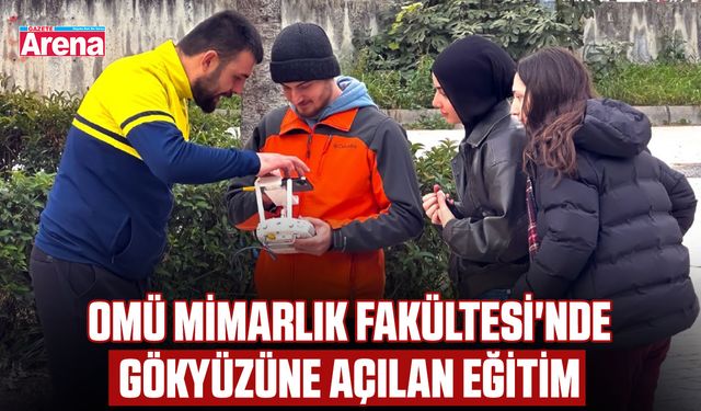 OMÜ Mimarlık Fakültesi'nde İHA eğitimi tamamlandı