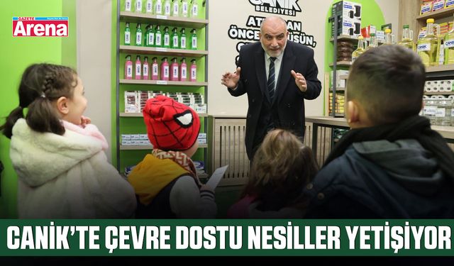 Canik’te çevre dostu nesiller yetişiyor