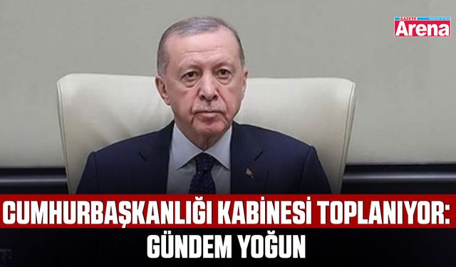 Cumhurbaşkanlığı Kabinesi toplanıyor: Gündem yoğun