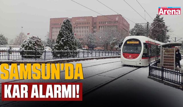 Samsun'da kar alarmı!