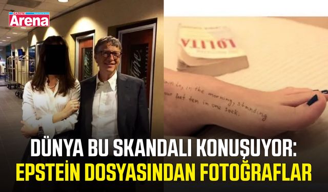 Dünya bu skandalı konuşuyor: Epstein dosyasından fotoğraflar