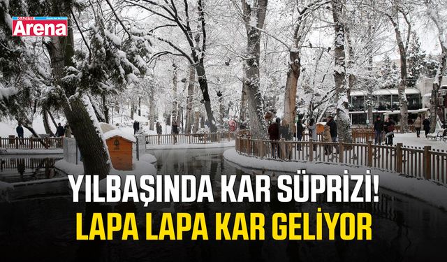 Yılbaşında kar süprizi! Lapa lapa kar geliyor