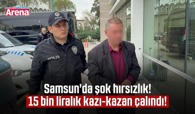 Samsun'da şok hırsızlık! 15 bin liralık kazı-kazan çalındı!