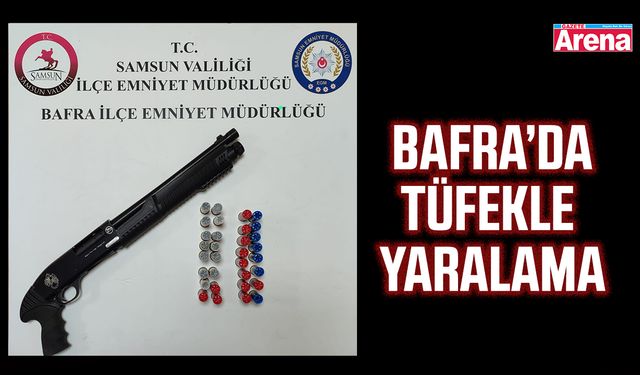 Bafra’da tüfekle yaralama: 3 şüpheli yakalandı