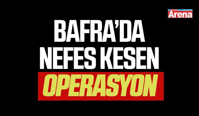 Bafra'da ruhsatsız silah ve uyuşturucu ele geçirildi