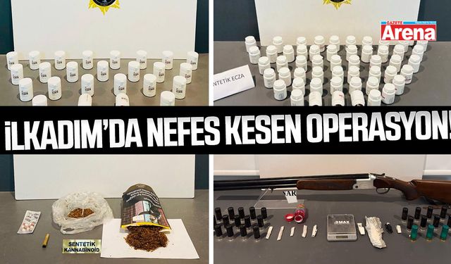 İlkadım’da narkotik operasyonu