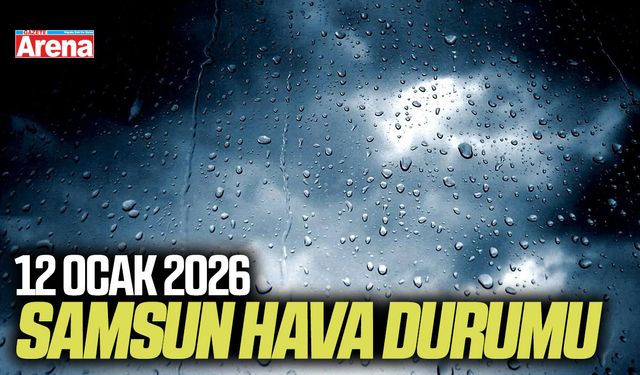 12 Ocak 2026 Samsun hava durumu