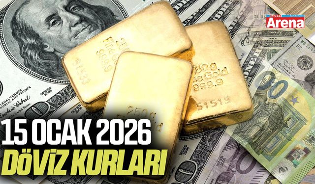 15 Ocak 2026 döviz kurları açıklandı