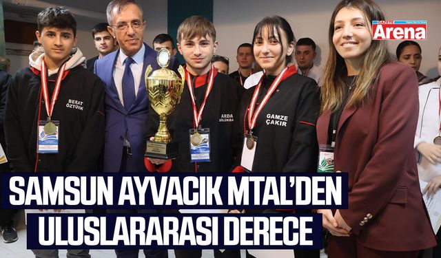 Samsun Ayvacık MTAL’den uluslararası derece