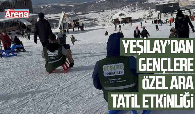 Samsun’da Yeşilay’dan gençlere özel ara tatil etkinliği