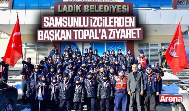Samsunlu izcilerden Başkan Topal'a ziyaret