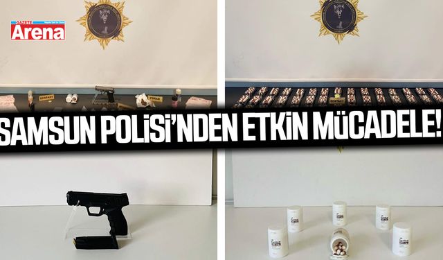 Samsun’da nefes kesen narkotik operasyonu
