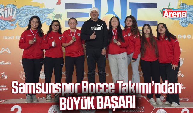 Samsunspor Bocce takımı’ndan büyük başarı