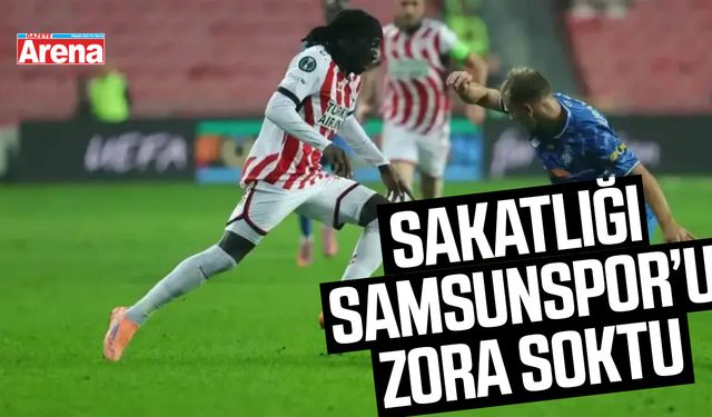 Coulibaly’nin sakatlığı Samsunspor’u zora soktu