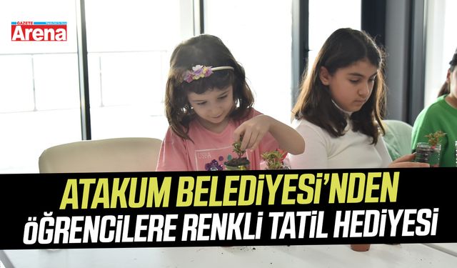 Atakum Belediyesi’nden öğrencilere renkli tatil hediyesi