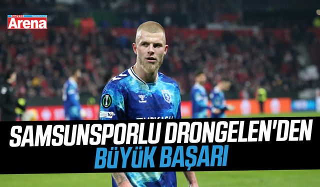 Samsunsporlu Drongelen'den büyük başarı
