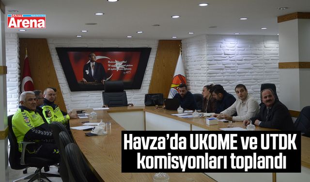 Havza’da UKOME ve UTDK komisyonları toplandı