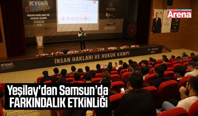 Yeşilay'dan Samsun’da farkındalık etkinliği