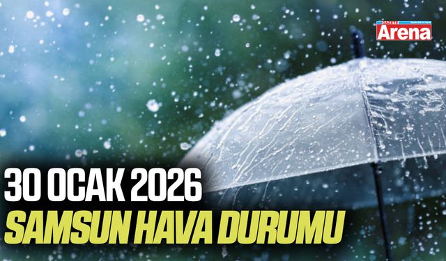 30 Ocak 2026 Samsun hava durumu