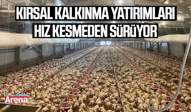 Samsun’da kırsal kalkınma yatırımları hız kesmeden sürüyor