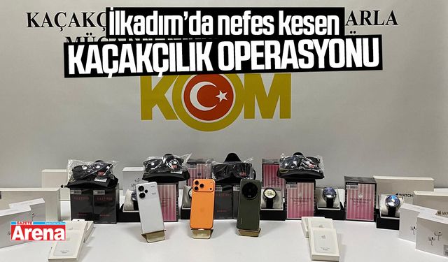İlkadım’da nefes kesen kaçakçılık operasyonu