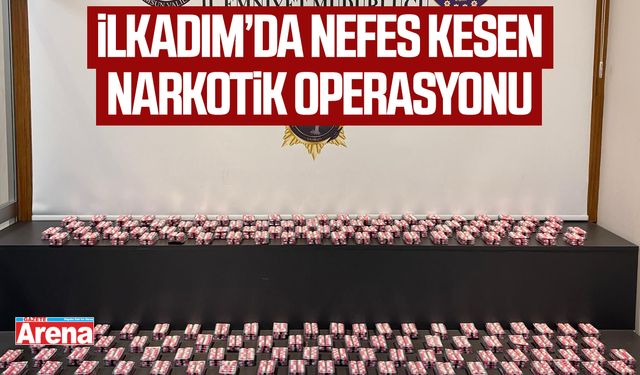 İlkadım’da nefes kesen narkotik operasyonu