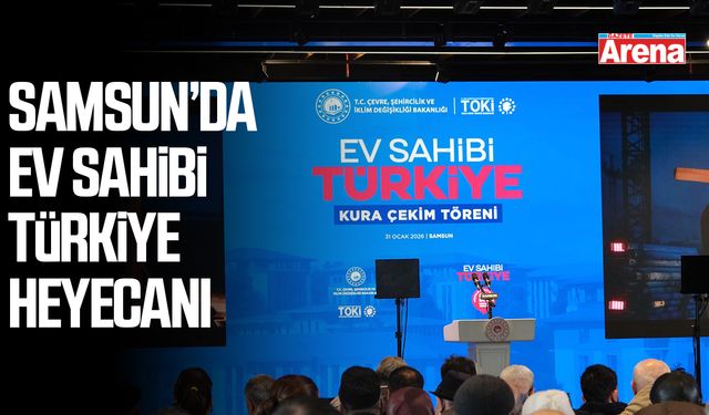 Samsun’da Ev Sahibi Türkiye heyecanı
